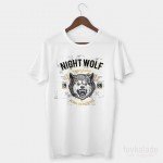 Night Wolf Özel Tasarım Unisex T Shirt