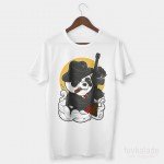 Gun Panda Özel Tasarım Unisex T Shirt
