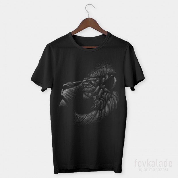Dark Lion Özel Tasarım Unisex T Shirt