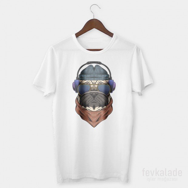 Sound Dog Özel Tasarım Unisex T Shirt