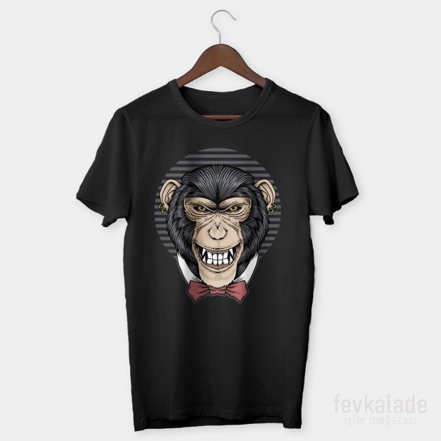 Hard Monkey Özel Tasarım Unisex T Shirt
