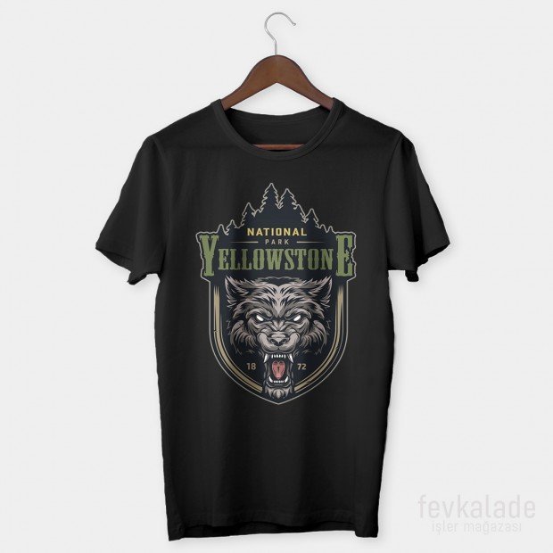 Beast Wolf Özel Tasarım Unisex T Shirt