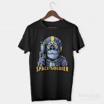 Space Soldier Ape Özel Tasarım Unisex T Shirt
