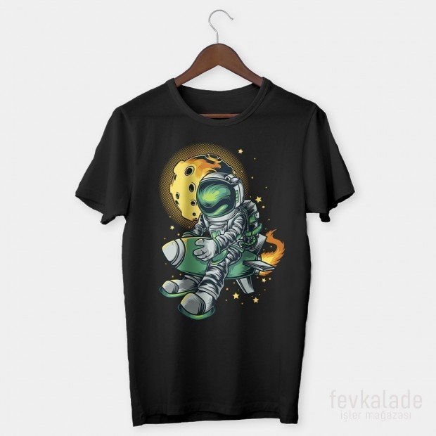 Space X Özel Tasarım Unisex T Shirt