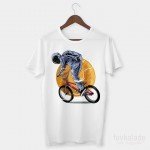 Space Bike Özel Tasarım Unisex T Shirt