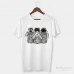 3 Monkeys Özel Tasarım Unisex T Shirt
