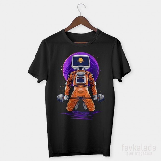 Space Work Özel Tasarım Unisex T Shirt