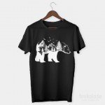Black Bear Tasarım Unisex T Shirt