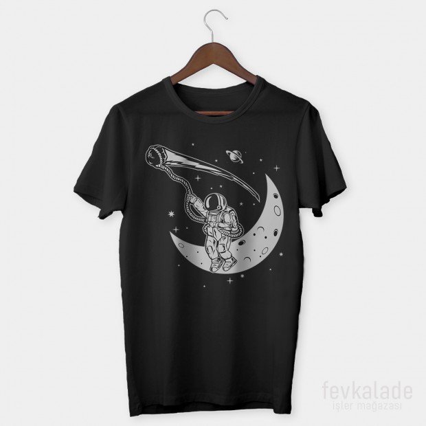 Space Game Özel Tasarım Unisex T Shirt
