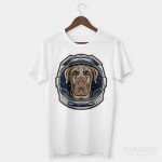 Astronaut Dog Özel Tasarım Unisex T Shirt